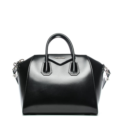 Givenchy Shiny Lord Calfskin Medium Antigona Black 1 of 6