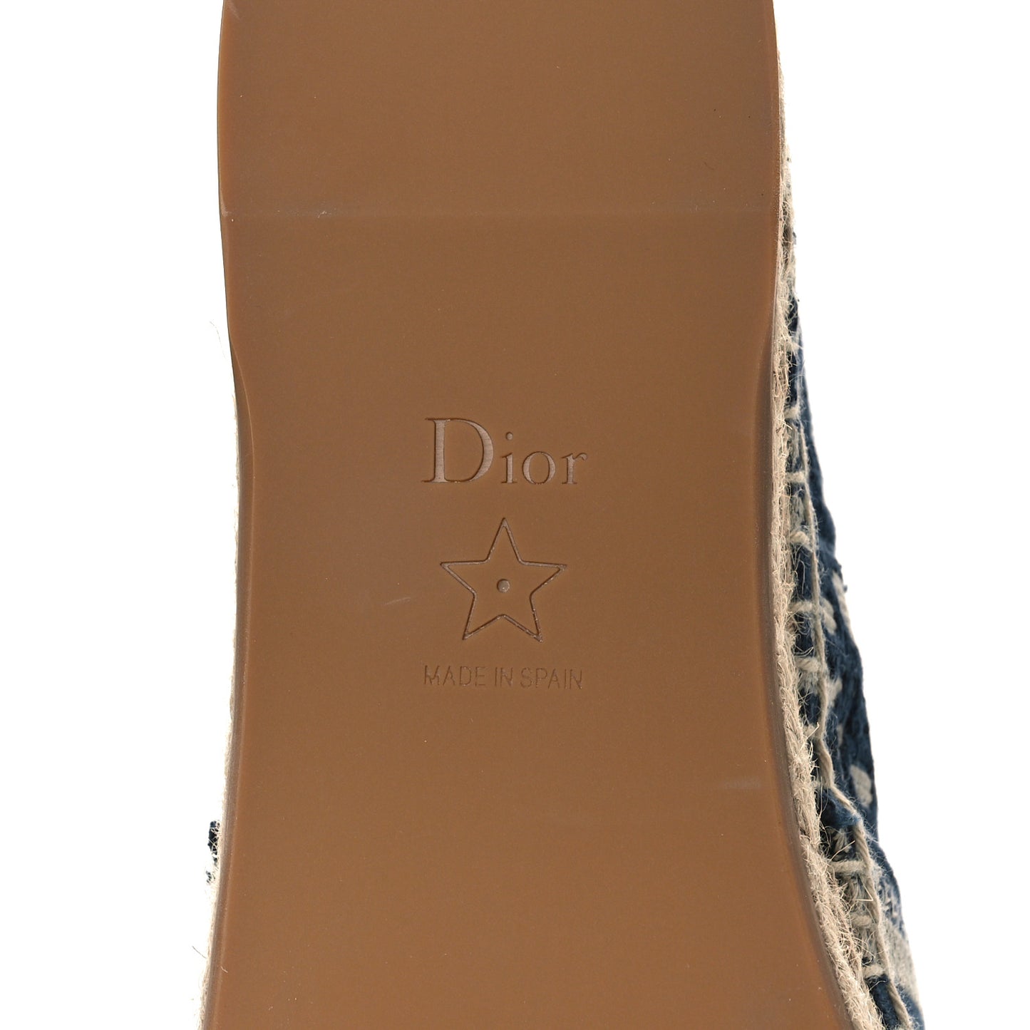 Oblique Embroidered Granville 15mm Espadrilles 40.5 Deep Blue