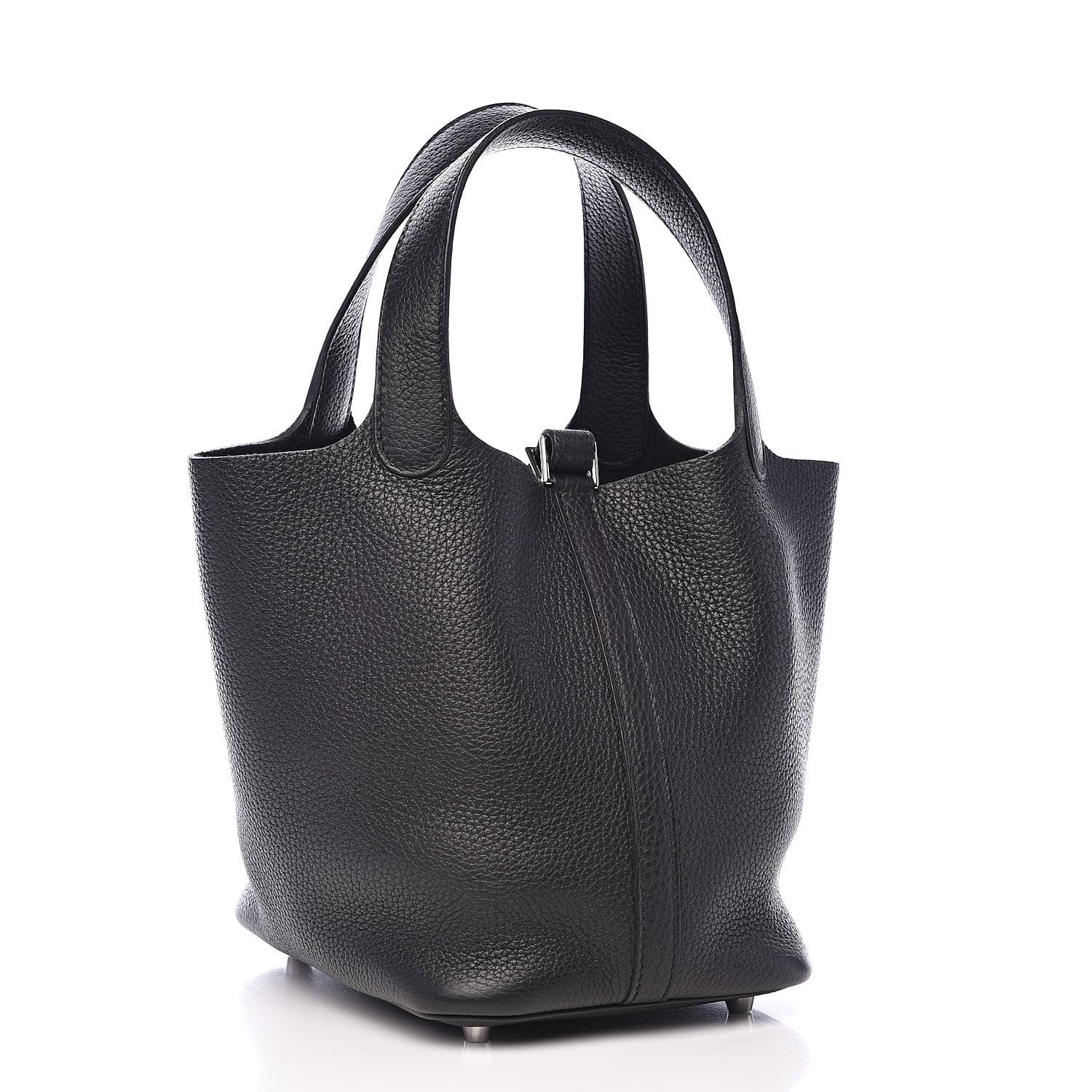 Hermes Taurillon Clemence Picotin Lock 18 PM Black 3 of 10