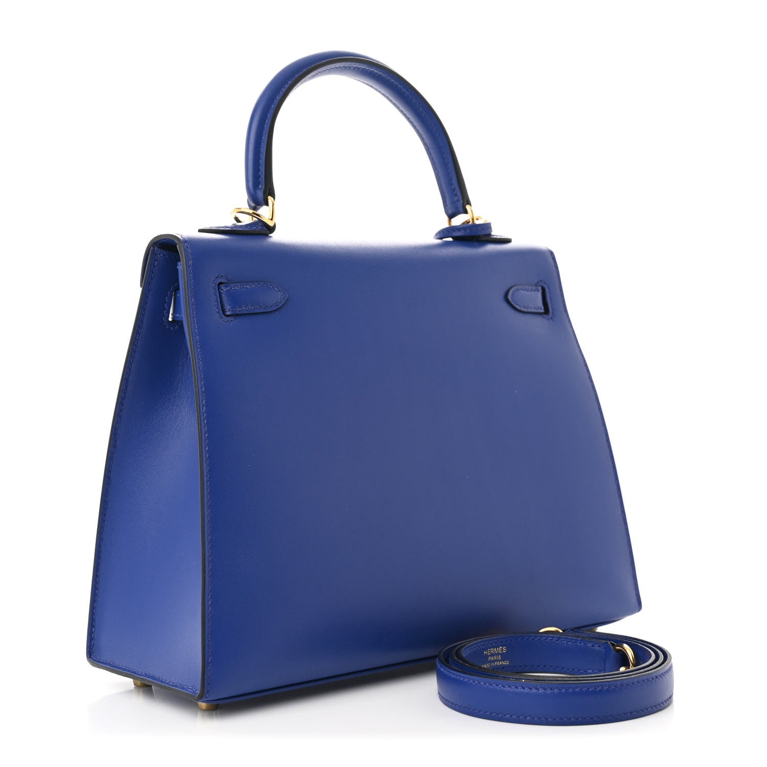 Hermes Box Kelly Sellier 25 Bleu Electrique 3 of 12