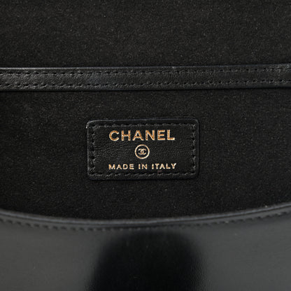 Chanel Caviar Quilted Glasses Case With Chain Black 5 of 8