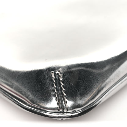 Jacquemus Metallic Calfskin Le Bisou Perle Silver 8 of 9