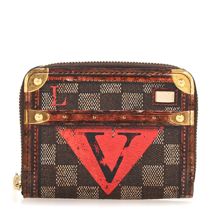 Louis Vuitton Transformed Damier Ebene Time Trunk Zippy Coin Purse 1 of 9