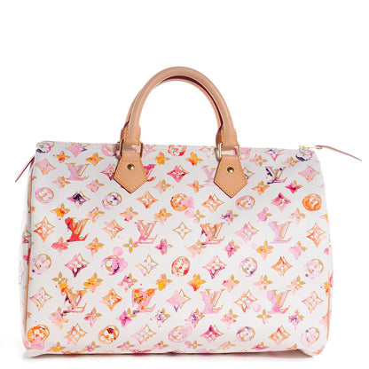 Louis Vuitton Watercolor Aquarelle Speedy 35 White 1 of 7