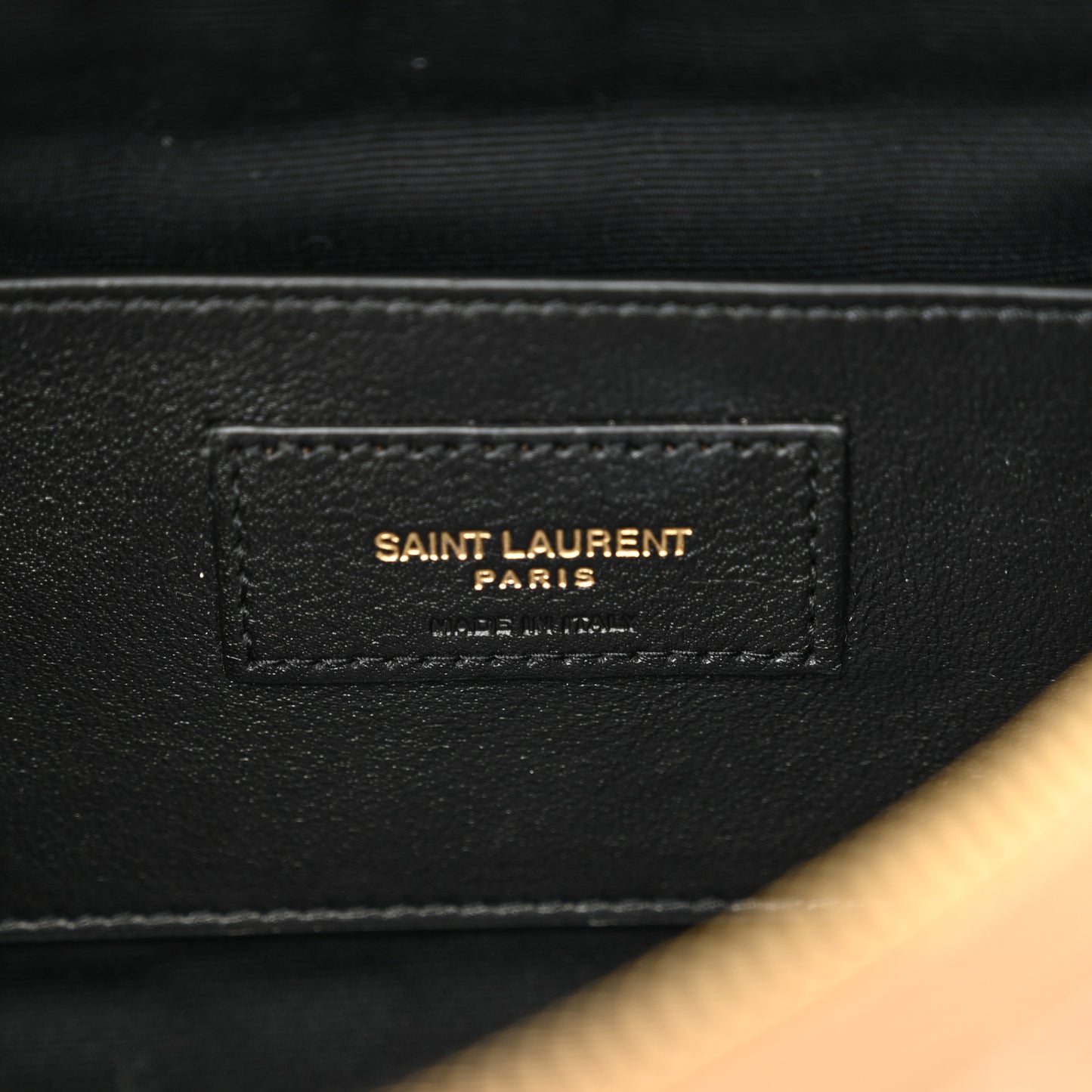 Lambskin Carre Quilted Cassandre Mini Camera Bag Natural Tan