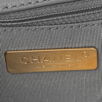 Chanel Lambskin Quilted Medium Chanel 19 Flap Grey 5 of 8
