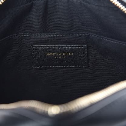 Saint Laurent Calfskin Matelasse Monogram Lou Camera Bag Black 6 of 8