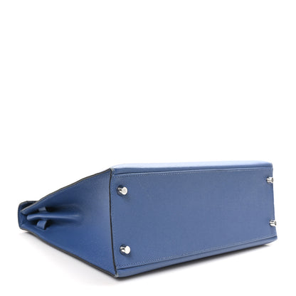 Hermes Epsom Kelly Sellier 32 Bleu Brighton 4 of 13