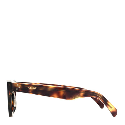 Celine Acetate Polarized Square Sunglasses CL40248I Havana 3 of 7