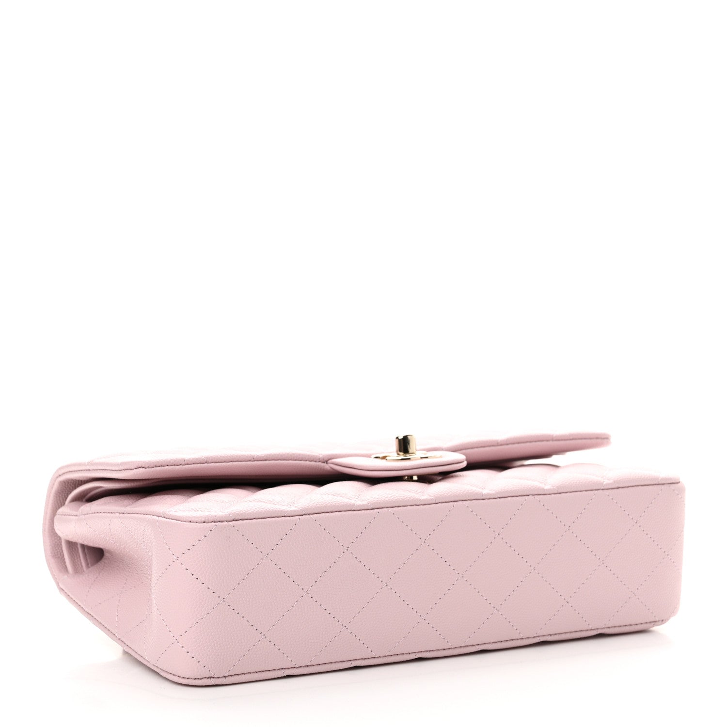 Chanel Caviar Quilted Medium Double Flap Light Pink 4 of 10