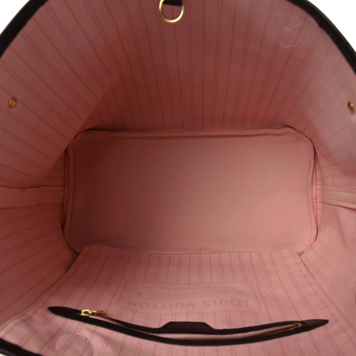 Louis Vuitton Damier Ebene Neo Neverfull MM Rose Ballerine 6 of 10