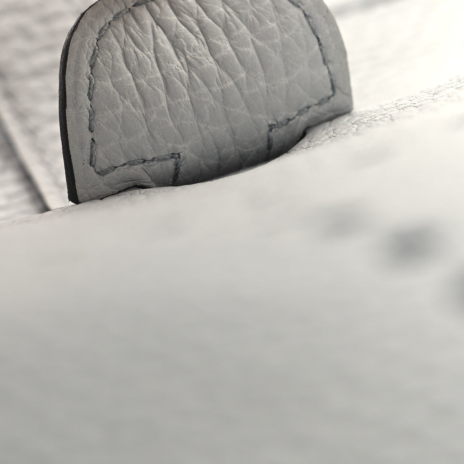 Hermes Taurillon Clemence Evelyne III PM Bleu Pale 7 of 10