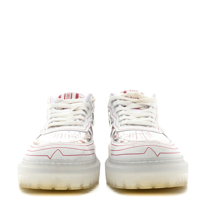 Christian Dior Calfskin Technical Fabric Dior Addict D Butterfly Low Top Sneakers 38 Multicolor 2 of 10
