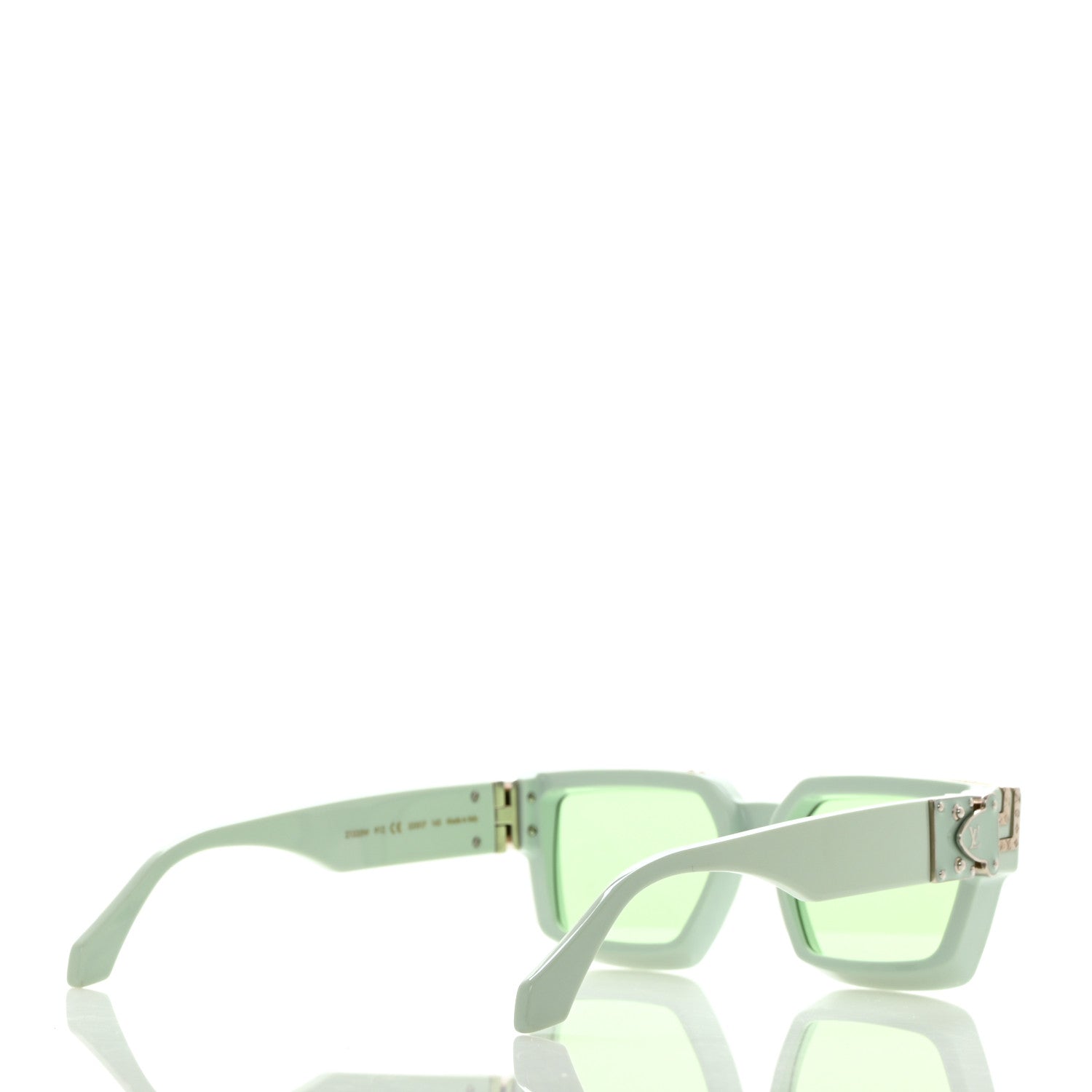 Louis Vuitton Acetate 1.1 Millionaires Sunglasses Z1325W Pale Green 4 of 7