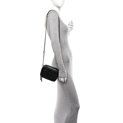 Chanel Calfskin CC Mania Camera Case Black 2 of 10