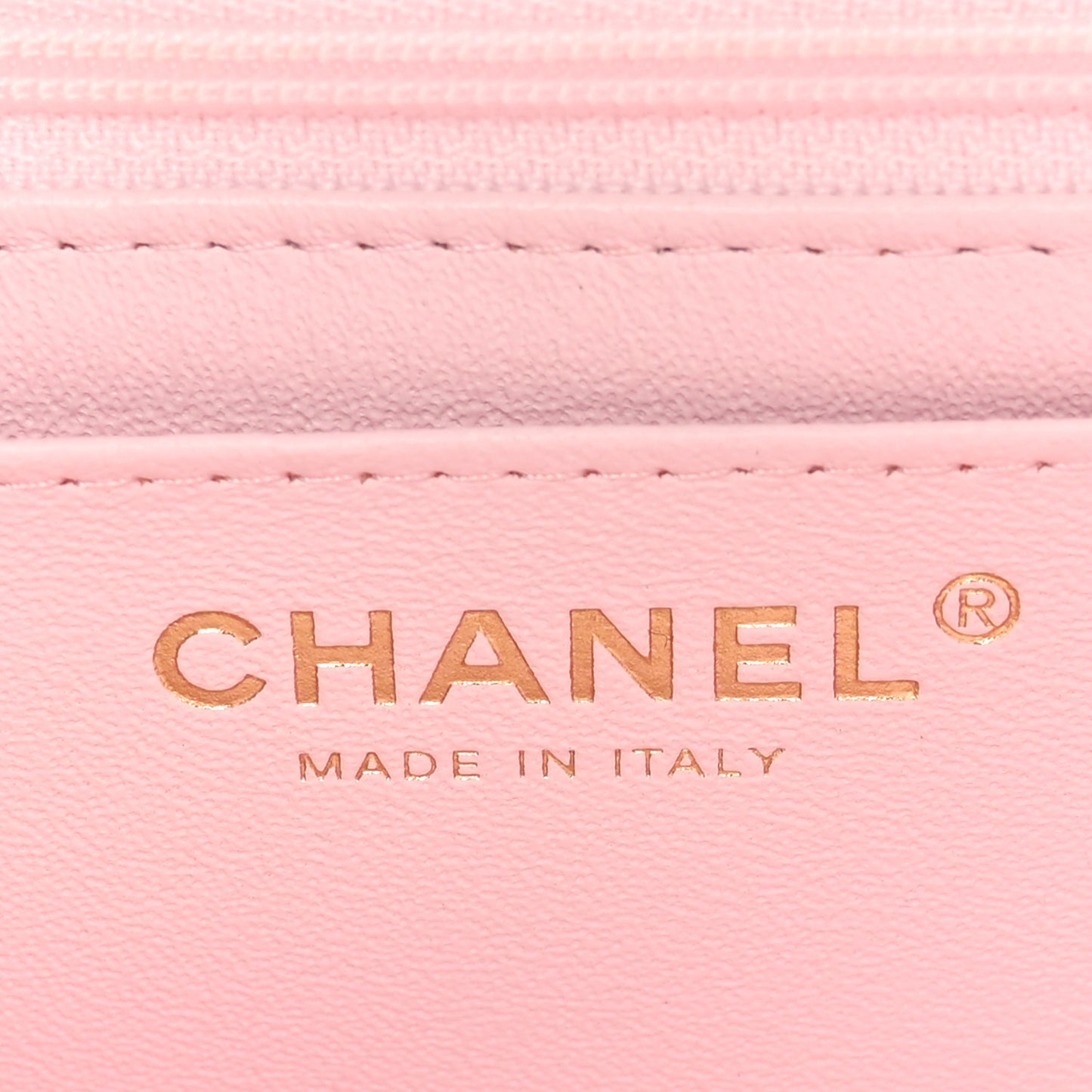 Lambskin Quilted Mini Top Handle Rectangular Flap Light Pink