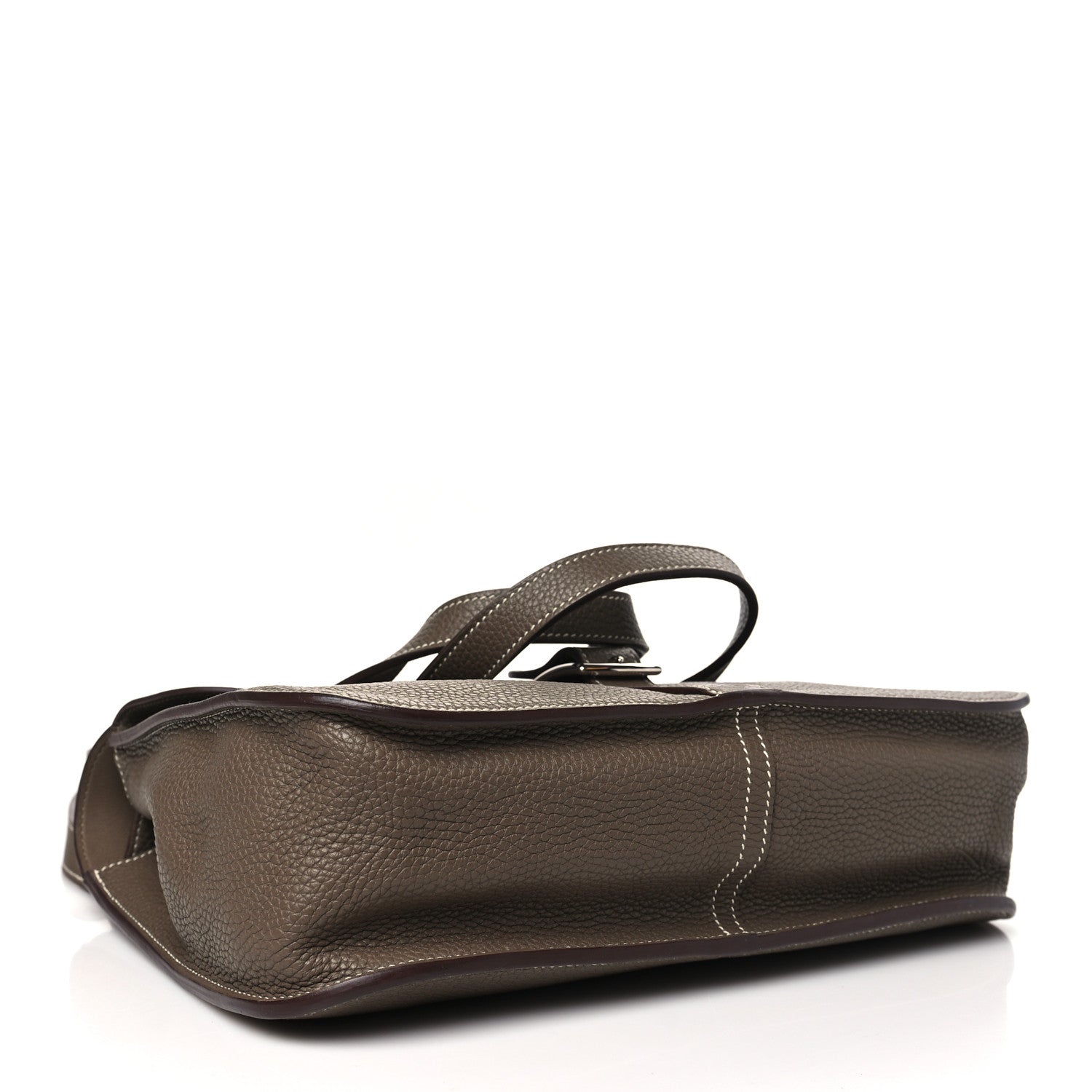 Hermes Taurillon Clemence Halzan 25 Etoupe 4 of 10