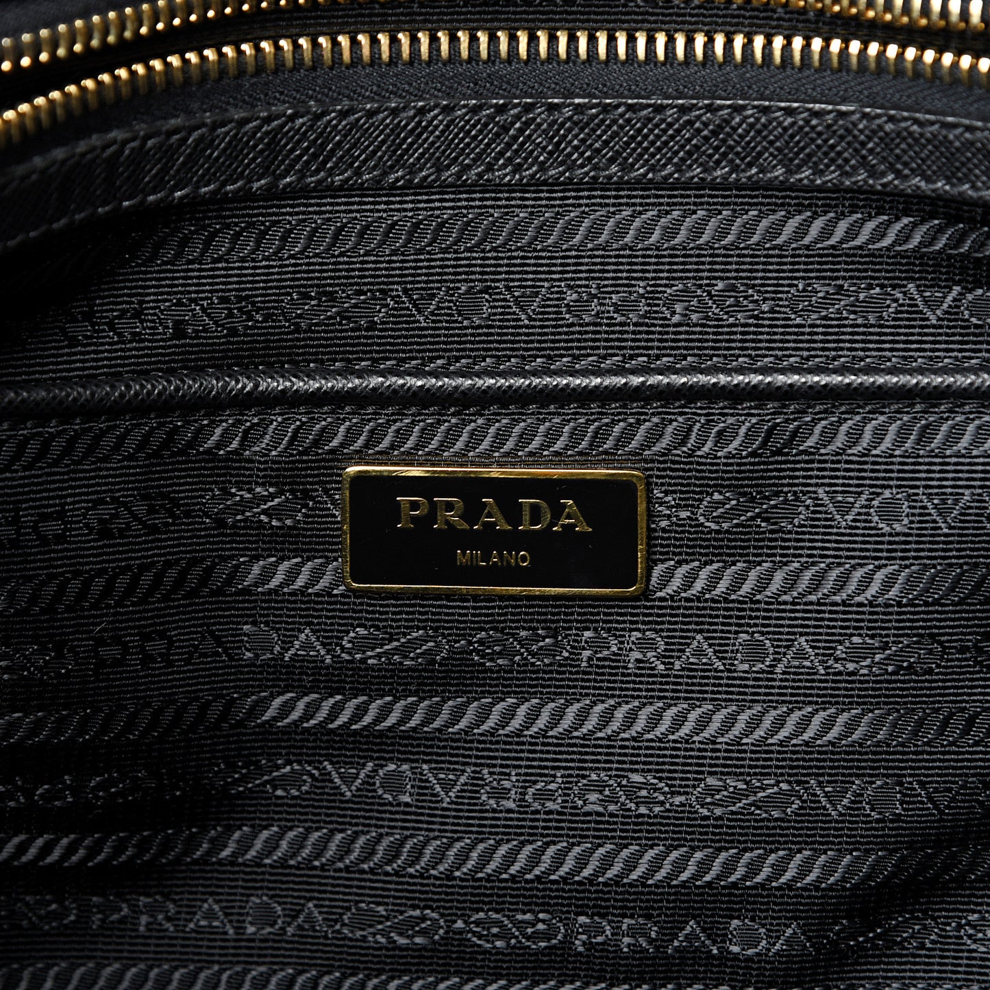 Saffiano Lux Large Tote Black