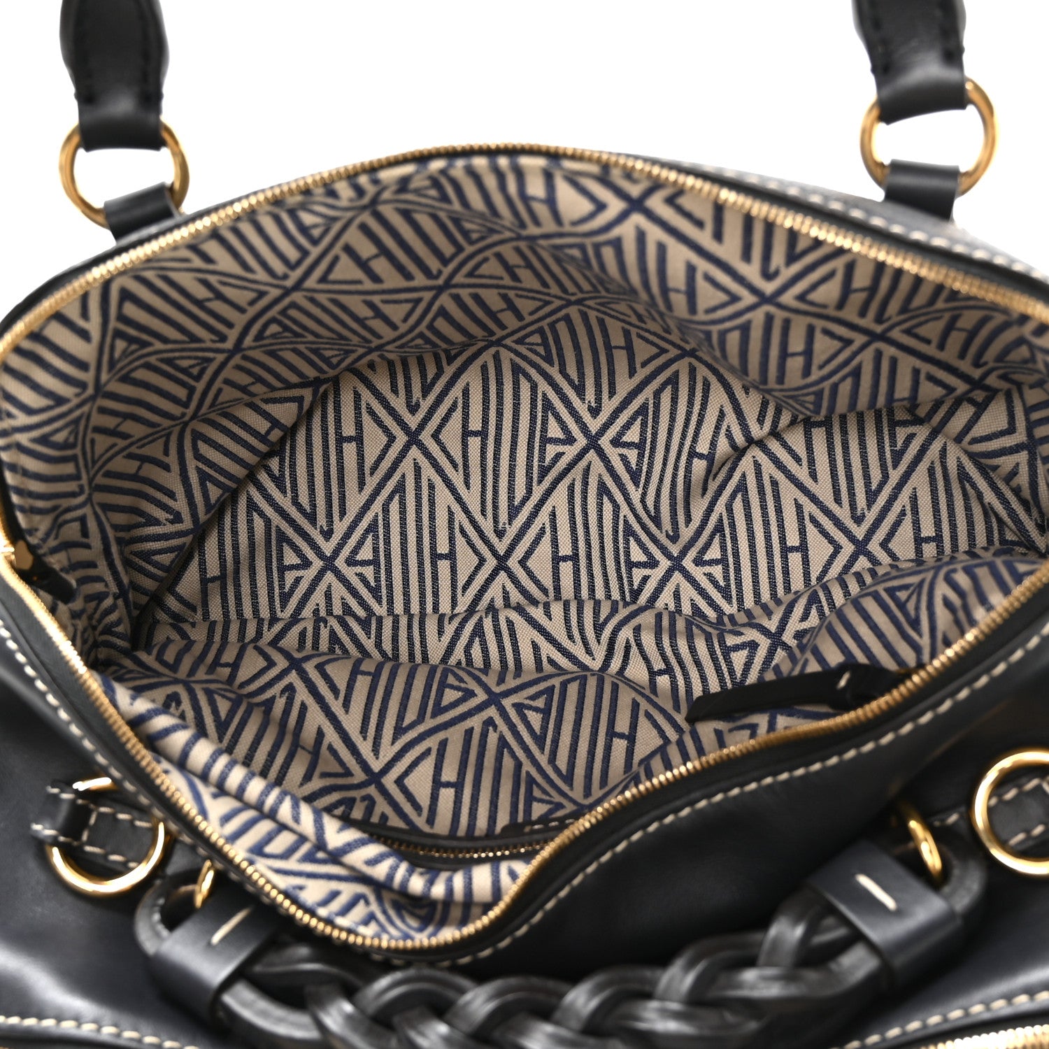 Chloe Calfskin Medium Daria Full Blue 4 of 9