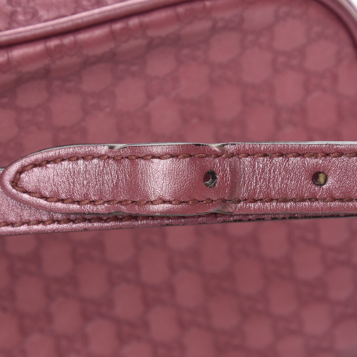 Gucci Metallic Soft Microguccissima Sunshine Disco Crossbody Bag Vintage Rose 19 of 19