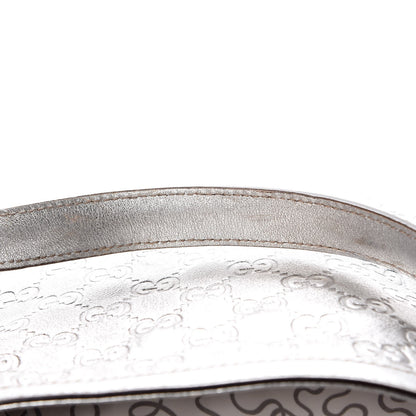 Gucci Guccissima Medium Britt Tote Silver 8 of 17