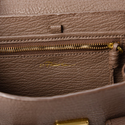 3.1 Phillip Lim Textured Calfskin Mini Pashli Satchel Taupe 8 of 10