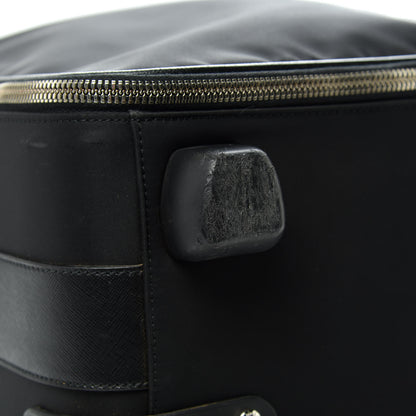 Prada Tessuto Nylon Saffiano Trolley Luggage Black 12 of 18
