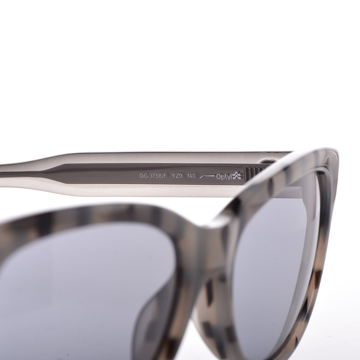 Gucci Acetate Sunglasses GG3758/F Gray 5 of 7