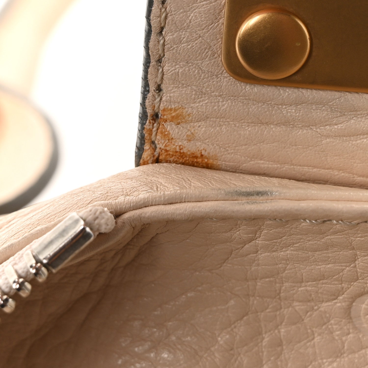 Chloe Calfskin Medium Paddington Satchel Ivory 11 of 11