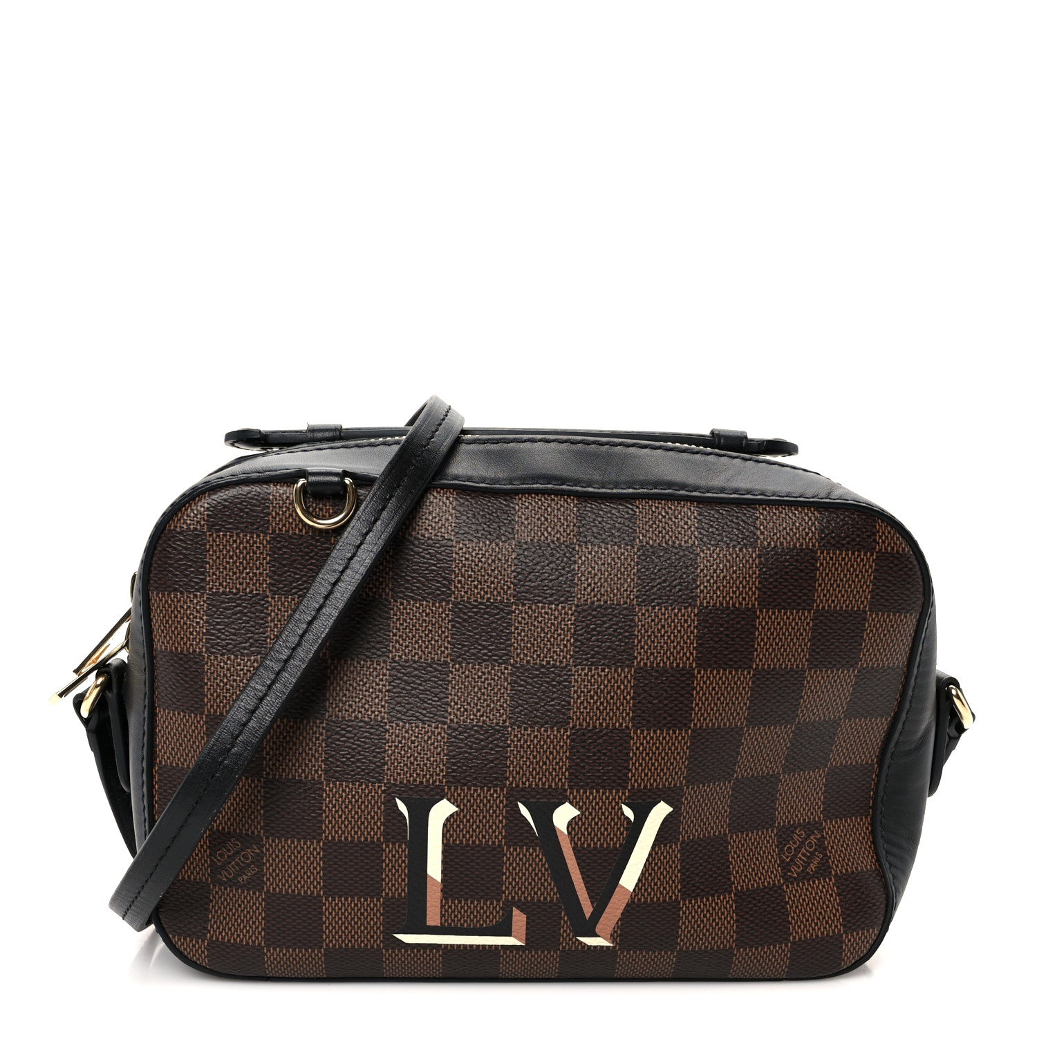 Louis Vuitton Damier Ebene Santa Monica Black 1 of 11