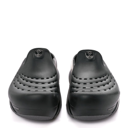 Louis Vuitton Rubber Mens Shark Clogs 7 8 Black 2 of 11