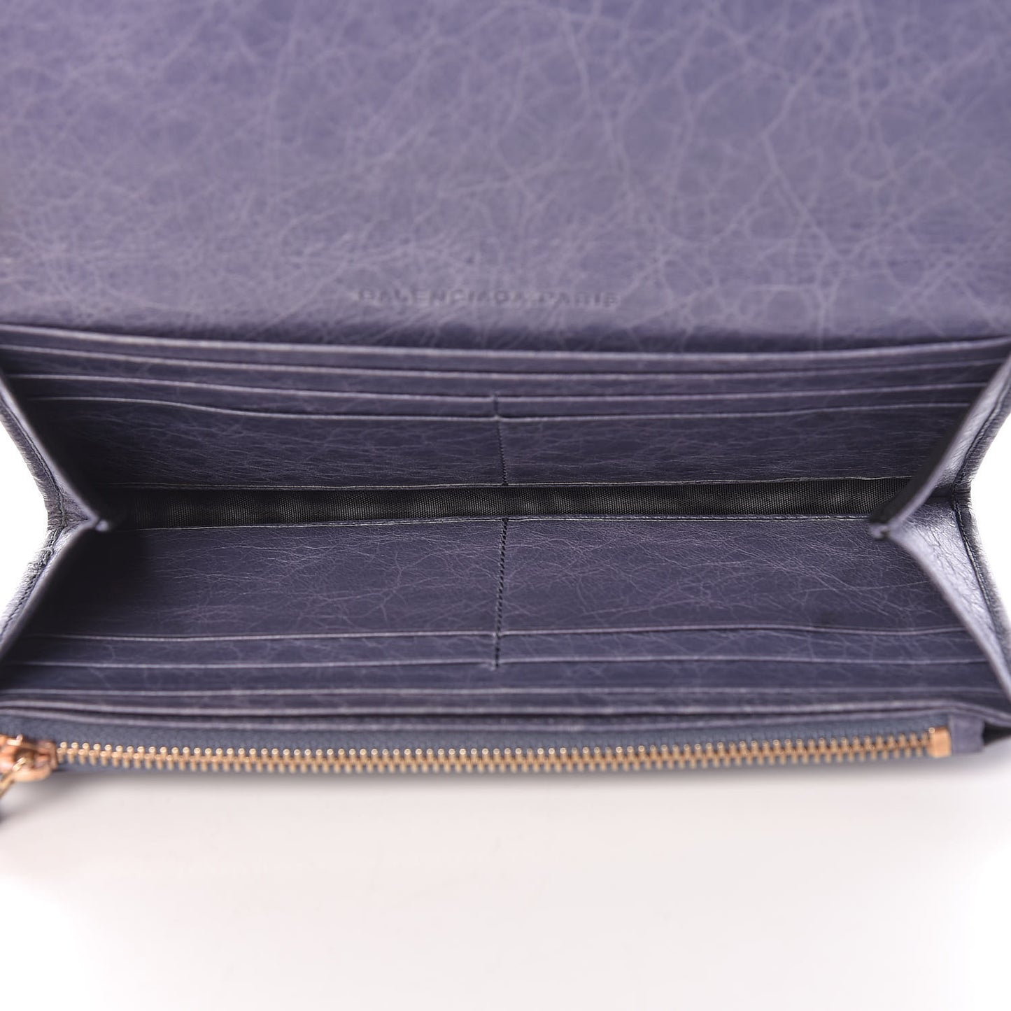 Agneau Giant 12 Rose Gold Hardware Money Wallet Jacynthe
