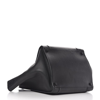 Celine Supple Calfskin Medium Phantom Luggage Black 4 of 16