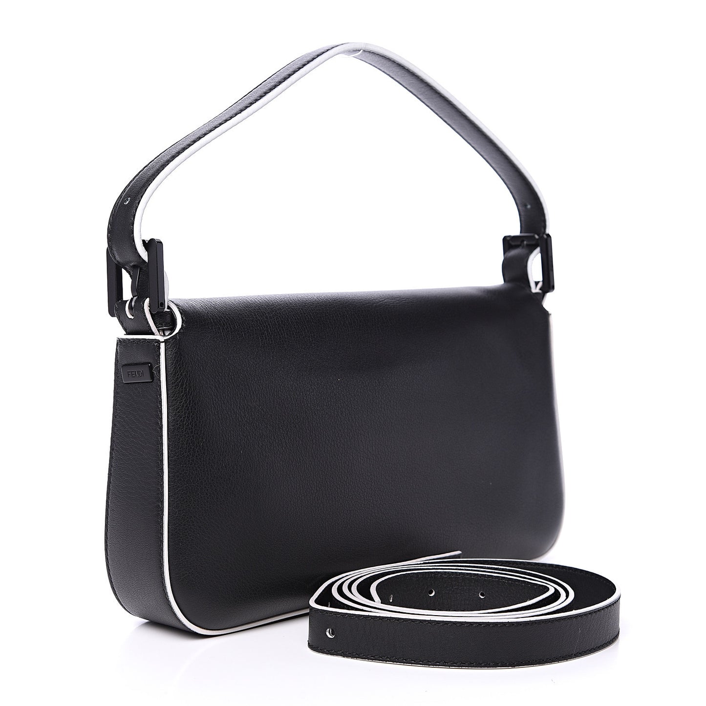 Vitello Dolce Elite Monster Eyes Bi-Color Baguette Black Yellow
