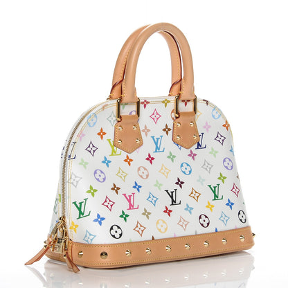 Louis Vuitton Monogram Multicolor Alma White 3 of 6