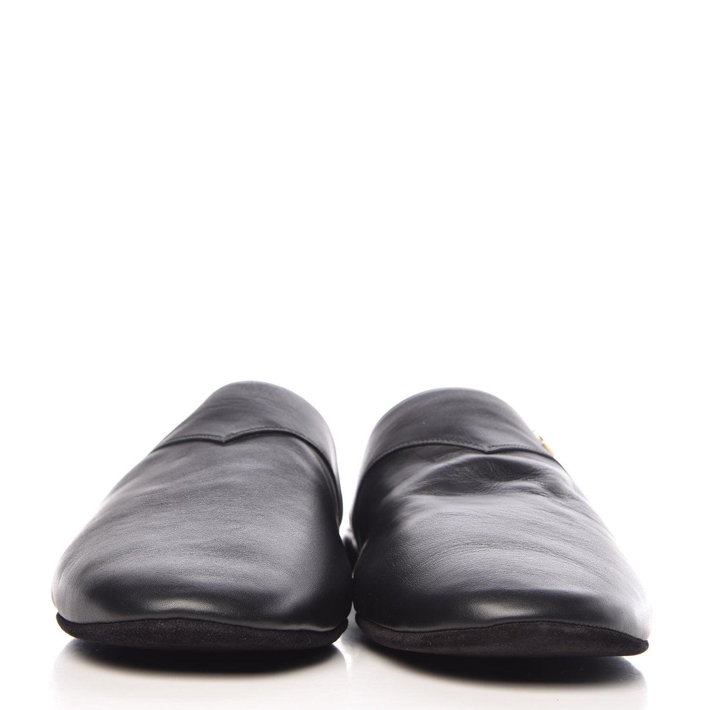 X SUPREME Lambskin Mens Hugh Slippers 8 Black