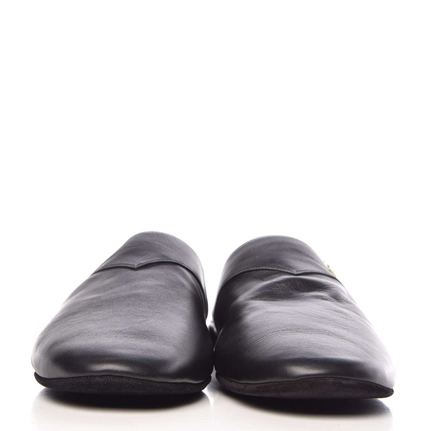 Louis Vuitton X SUPREME Lambskin Mens Hugh Slippers 8 Black 2 of 11