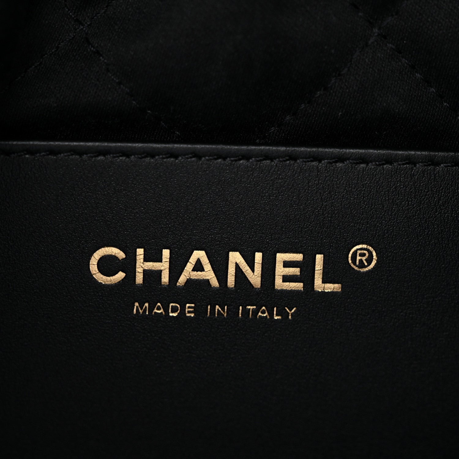 Chanel Shiny Caviar Quilted Monochrome Mini Chanel 22 Black 6 of 10