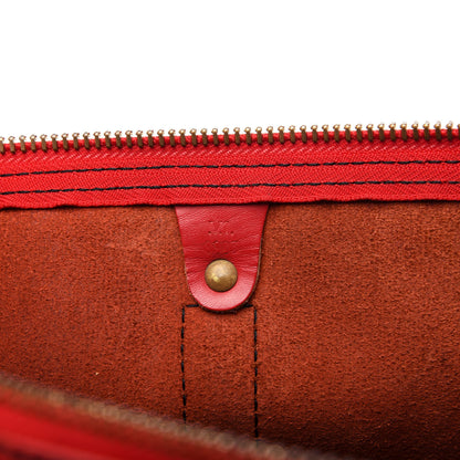 Louis Vuitton Epi Keepall 50 Castillan Red 8 of 15