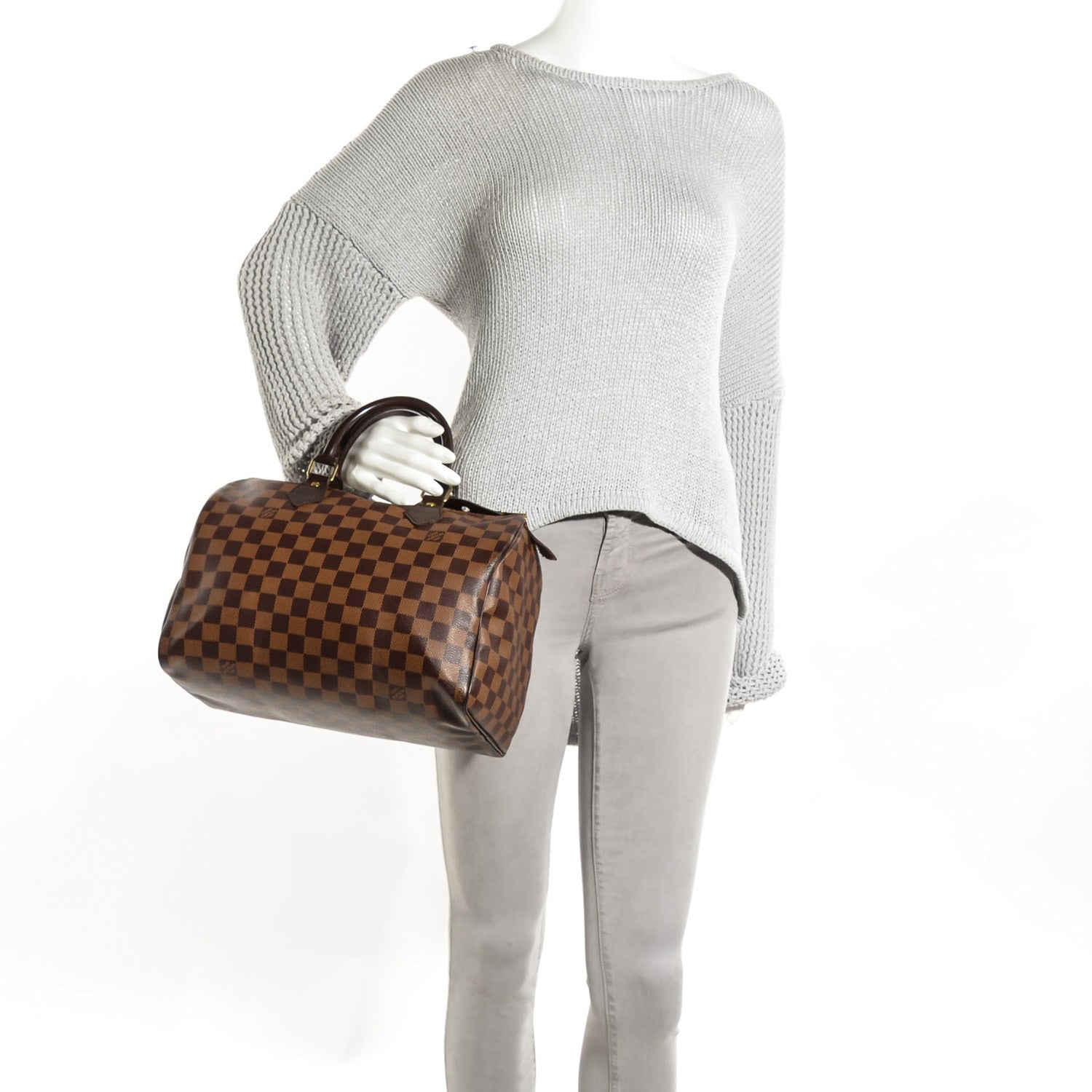 Louis Vuitton Damier Ebene Speedy 30 2 of 8