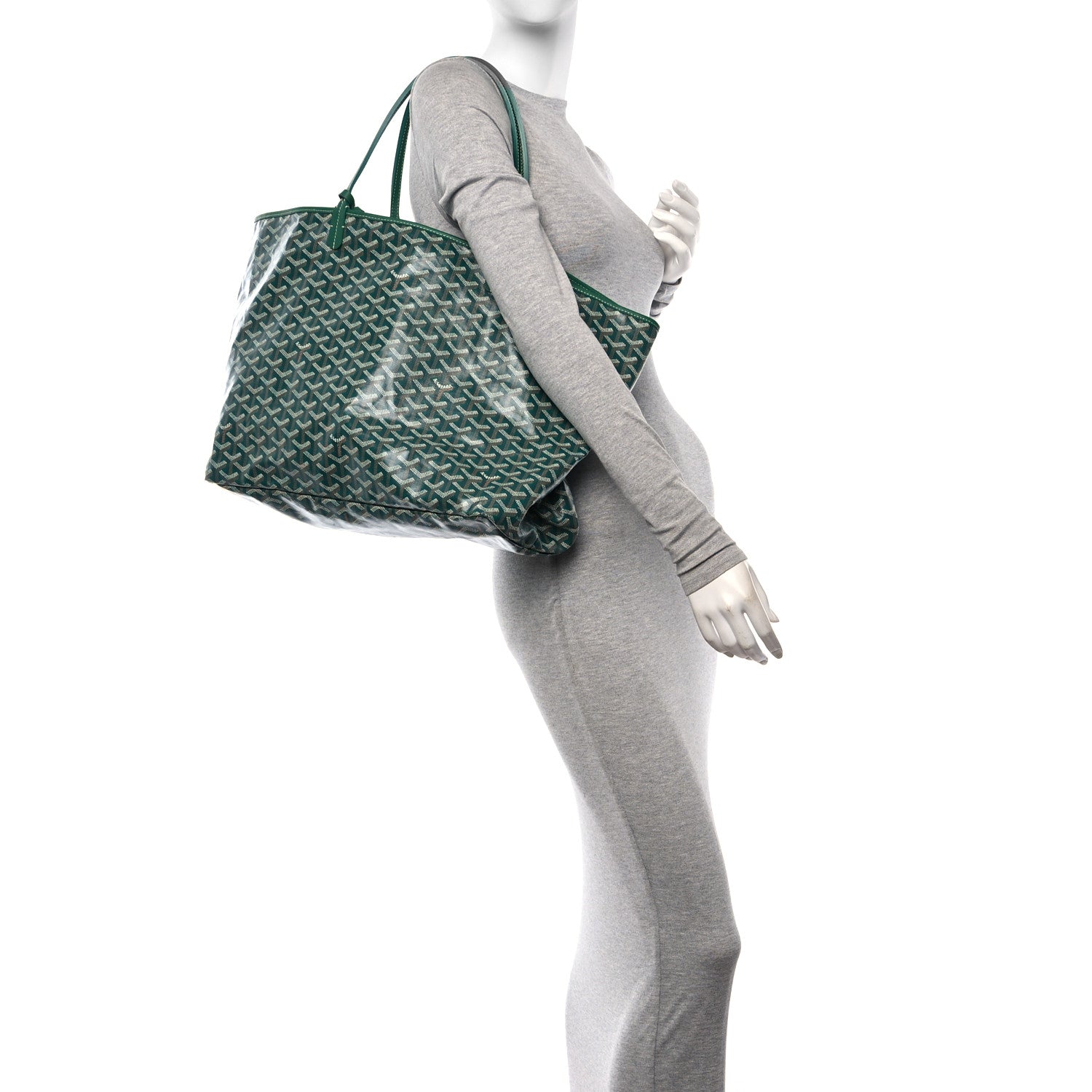 Goyard Goyardine Saint Louis GM Green 2 of 10