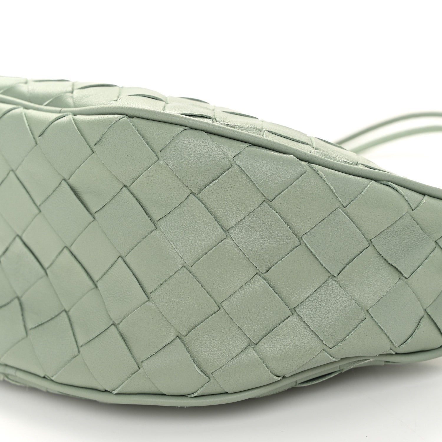 Bottega Veneta Nappa Intrecciato Half Moon Pouch On Strap Sauge 9 of 9