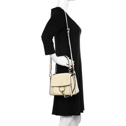 Chloe Calfskin Mini Faye Day Shoulder Bag Off White 2 of 11