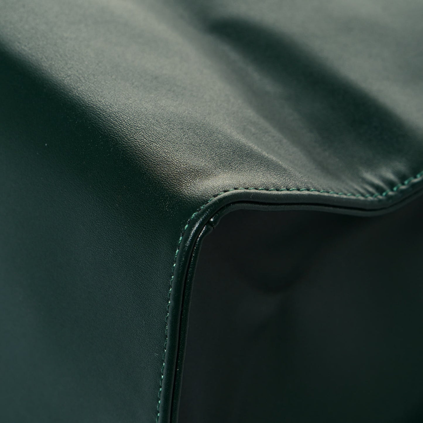 Vegan Leather Medium Shopping Bag Dark Olive