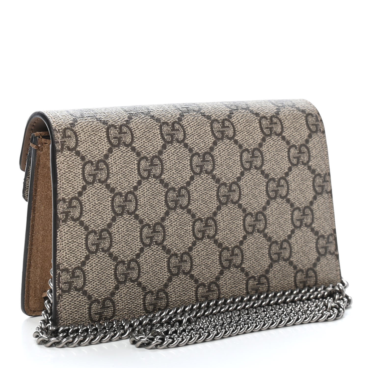 Gucci GG Supreme Monogram Super Mini Dionysus Shoulder Bag Taupe 3 of 9