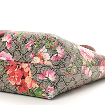 Gucci GG Supreme Monogram Blooms Medium Reversible Tote Beige Multicolor Dry Rose 17 of 24