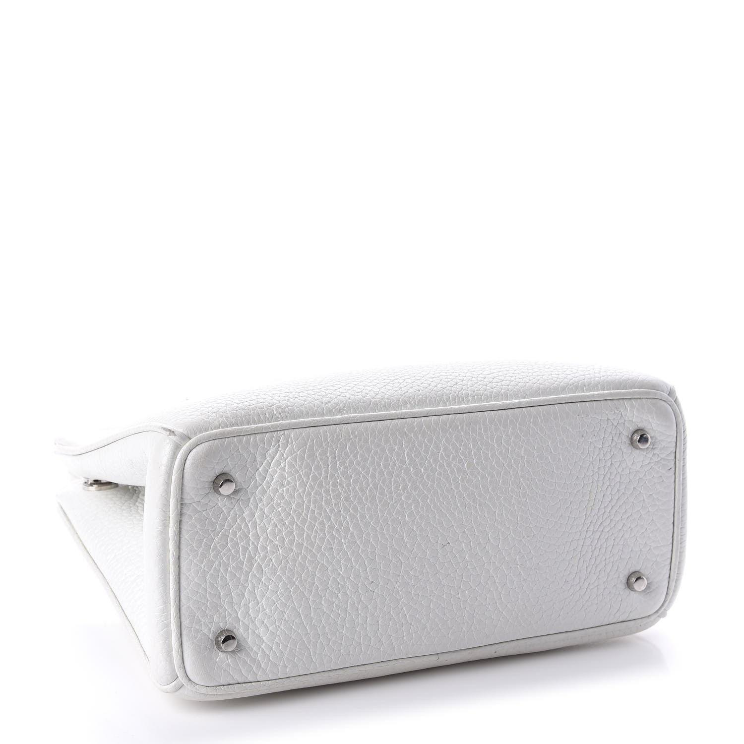 Christian Dior Bullcalf Mini Diorissimo Tote White 4 of 10