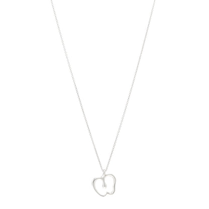 Tiffany Sterling Silver Elsa Peretti Apple Pendant Necklace 1 of 4