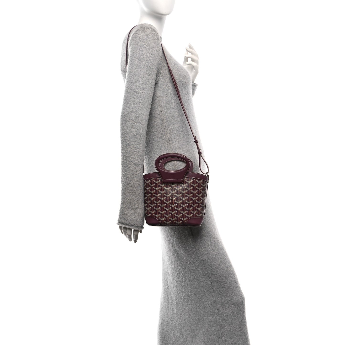 Goyardine Beluga Mini Burgundy