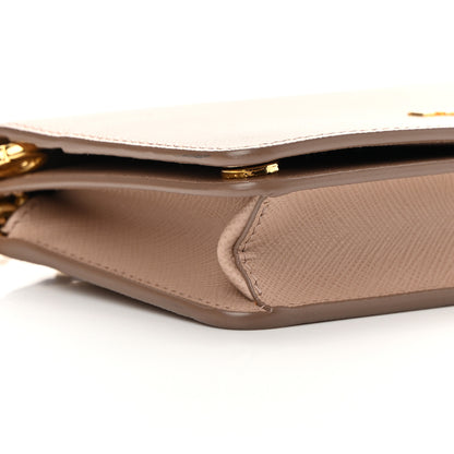 Prada Saffiano Metal Mini Crossbody Bag Cipria 9 of 13